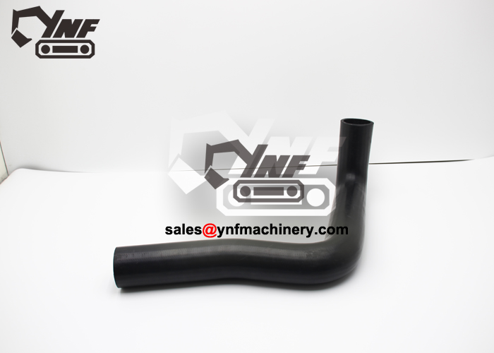 Excavator upper water hose