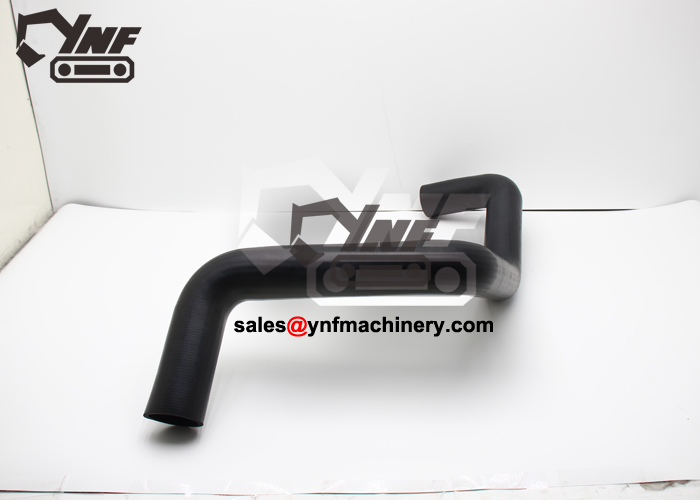 Excavator lower water hose