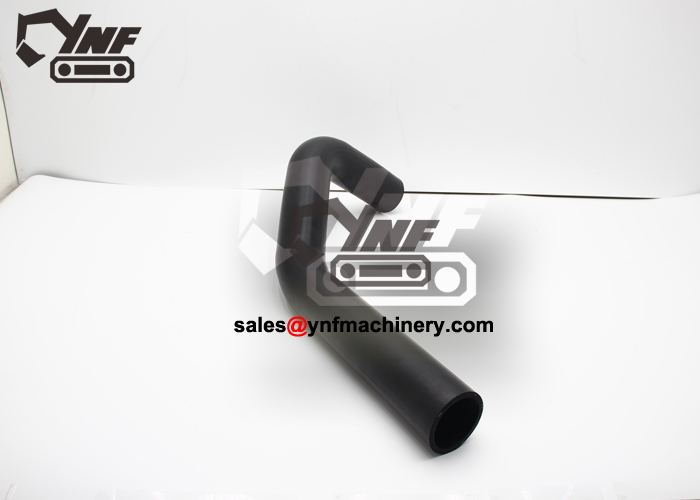 Excavator upper water hose