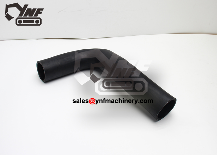 Excavator engine cooling hose