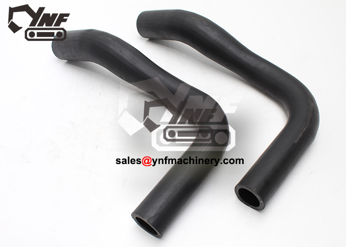 Reinforced rubber radiator hose