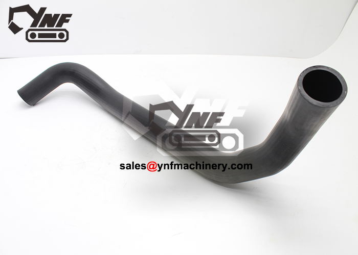 Excavator lower water hose