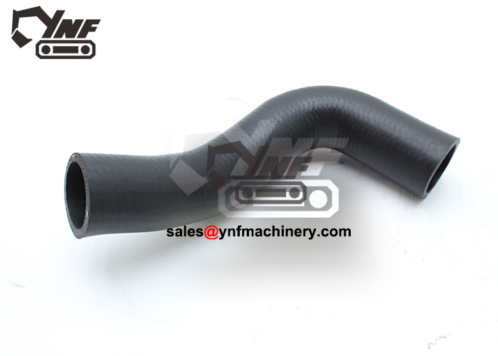 Excavator engine cooling hose