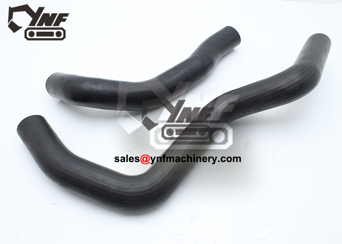 Excavator radiator water hoses