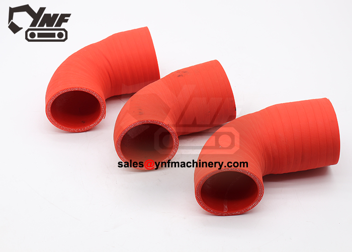 Volvo EC290 excavator air intake hose replacement