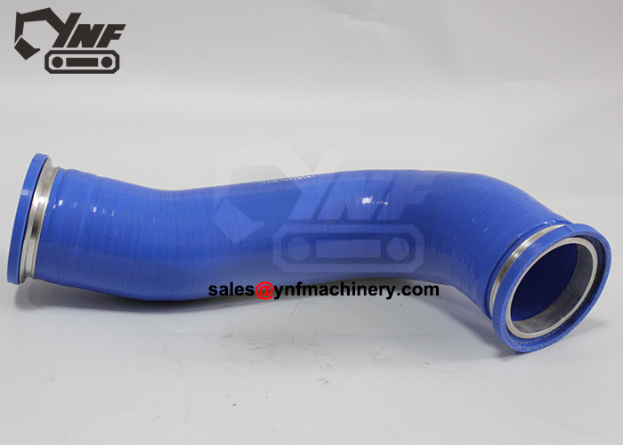 Volvo EC210B blue silicone intercooler hose replacement