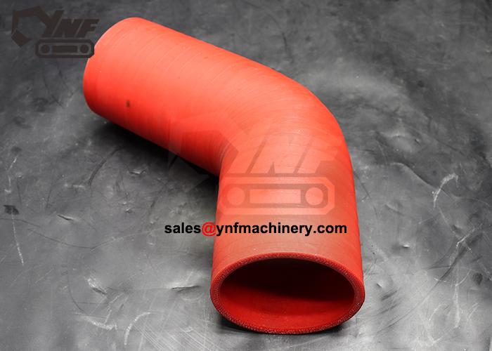 700D excavator engine air intake hose replacement