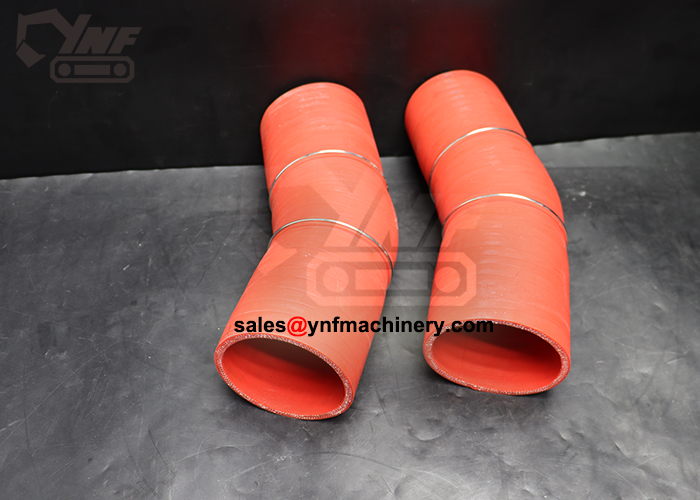 Reinforced custom engine air hose for XCMG 700D