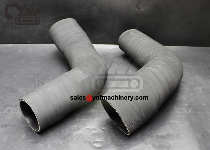 Liugong 210 excavator engine air intake hose replacement