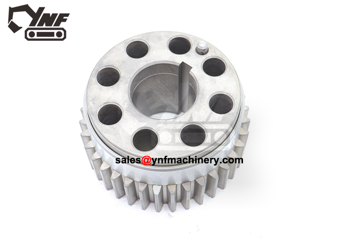 Excavator engine rear crankshaft gear V3307