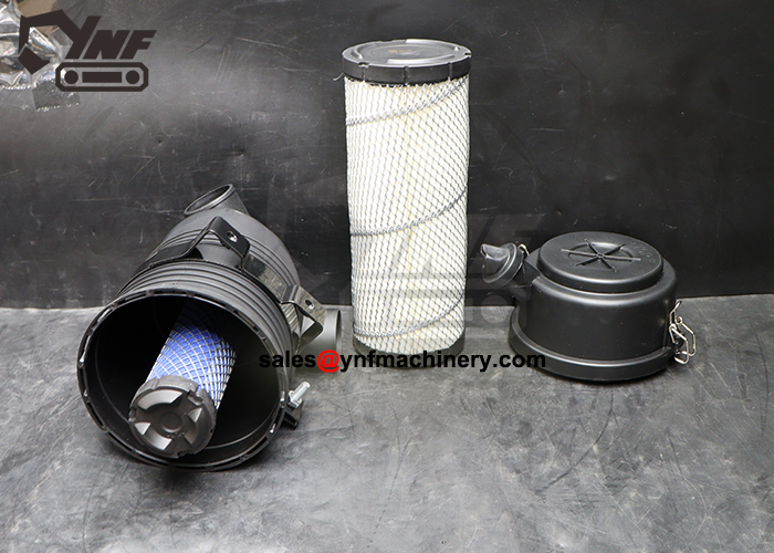 YNF air cleaner assembly for diesel engine 90 degree air intake