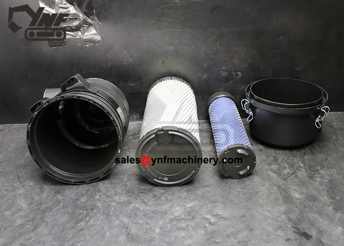 YNF air cleaner assembly 90 degree intake diesel engine filter