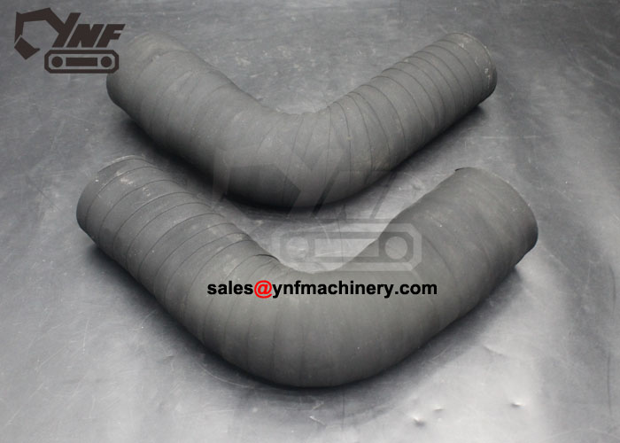 Heavy equipment intercooler hose replacement part