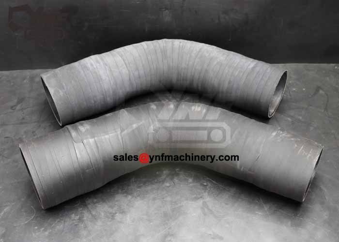 Heavy equipment engine air intake hose replacement part