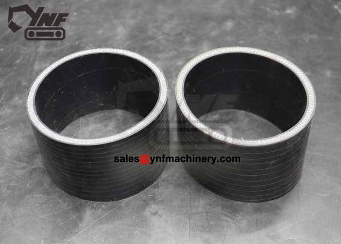 Heavy equipment turbocharger connection air hose