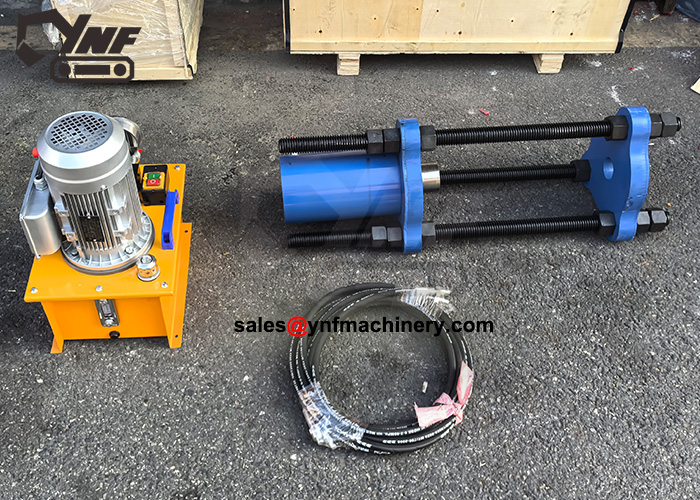 electric chain press for excavator track link