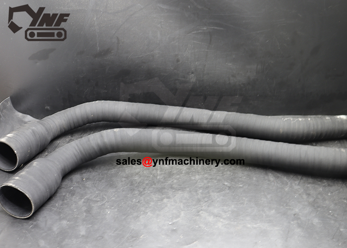 Reinforced rubber turbo hose