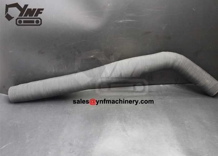 Durable rubber intercooler hose for excavator engine