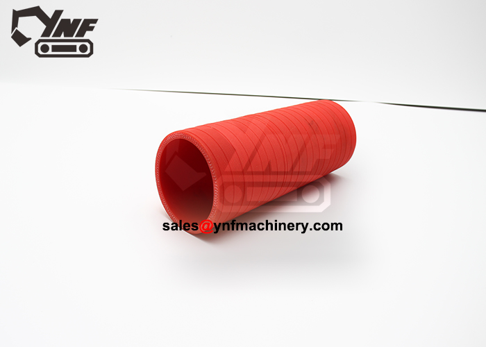 Reinforced rubber air hose for heavy equipment engines