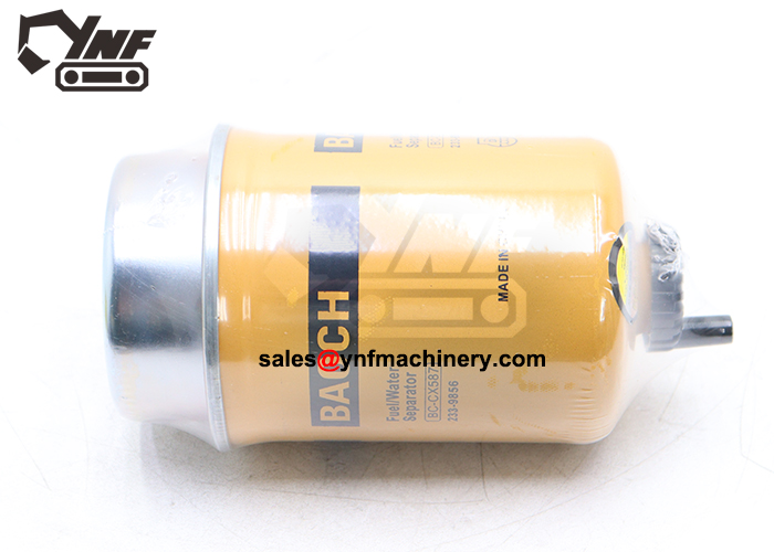 CAT replacement fuel water separator with OEM part number 233-9856