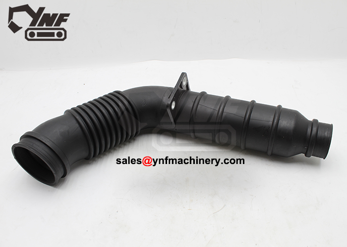 YNF branded SK200-6E air intake pipe assembly