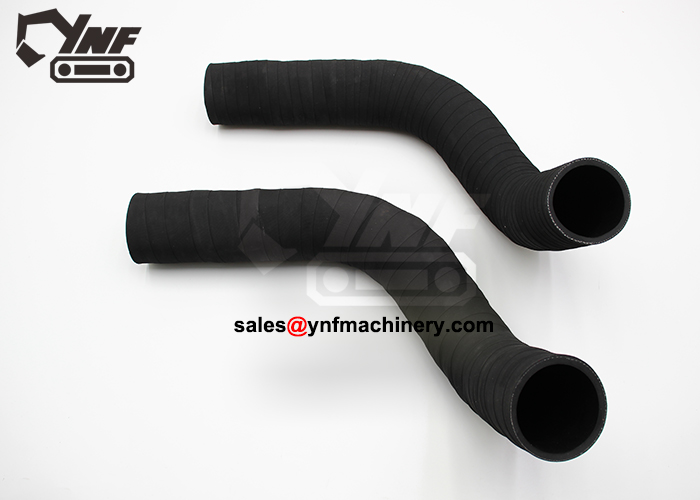 YNF PC200-7 air intake hose close-up view