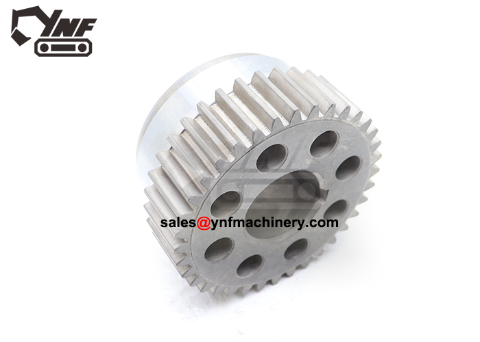 Engine rear gear for crankshaft timing system