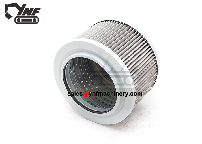 excavator suction strainer close-up mesh filter