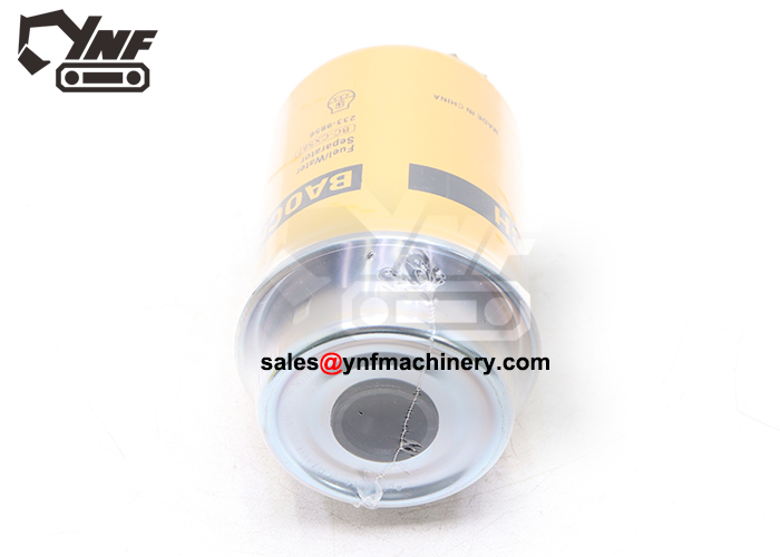 excavator engine fuel filtration system water separator filter