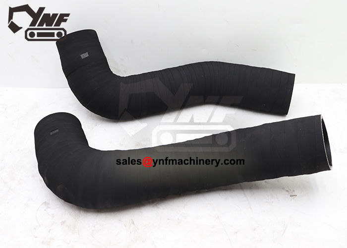 Reinforced rubber air induction hose