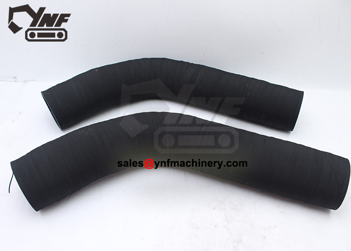 air hose connecting turbocharger to intake manifold for R370