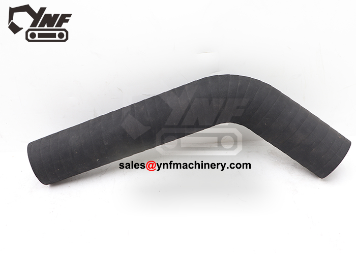 Excavator air induction pipe
