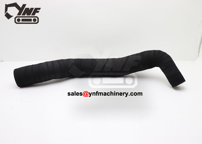 Excavator engine air intake hose