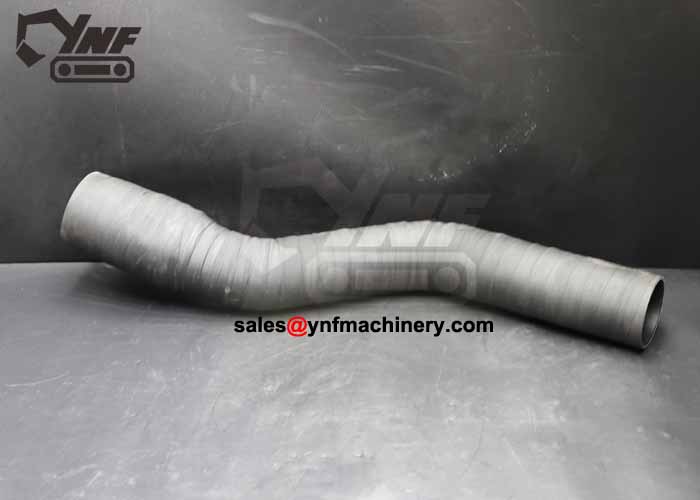 Excavator engine air intake hose