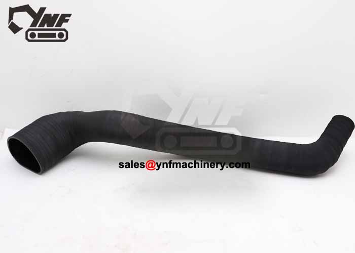 Excavator engine air intake hose