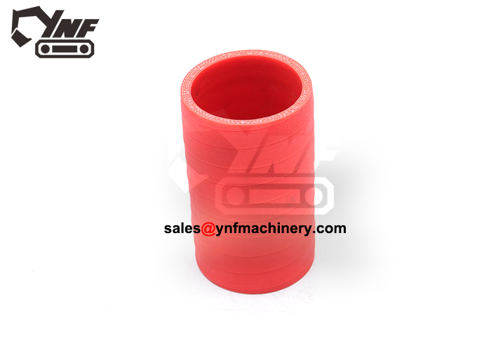Excavator engine air hose