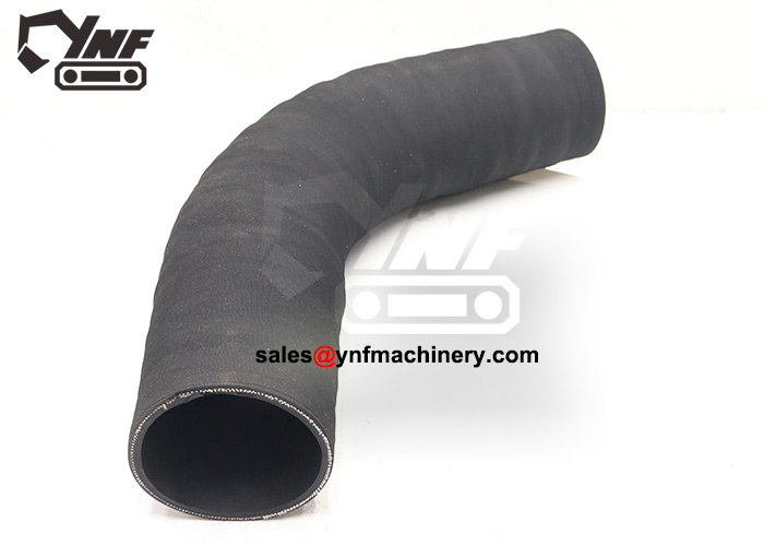 Bulldozer engine air intake hose