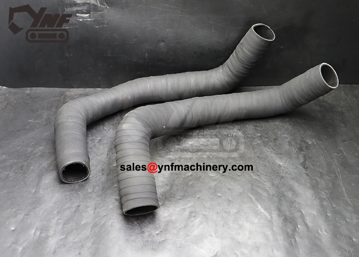 Heavy equipment intercooler pipe hose