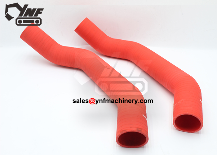 Heavy equipment engine air hose