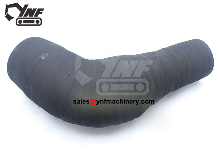 SANY excavator engine air intake pipe replacement