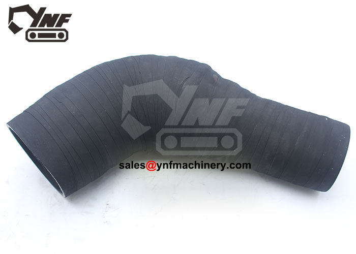 SANY excavator engine air intake pipe replacement