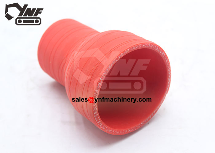 YNF branded red silicone air hose assembly