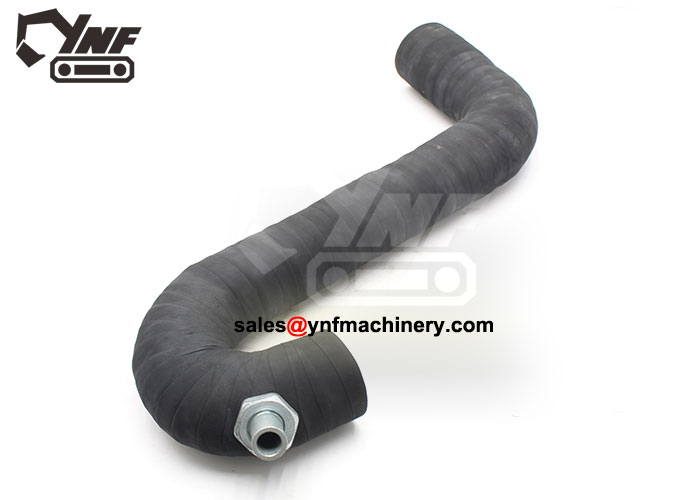 Heavy equipment engine air tube