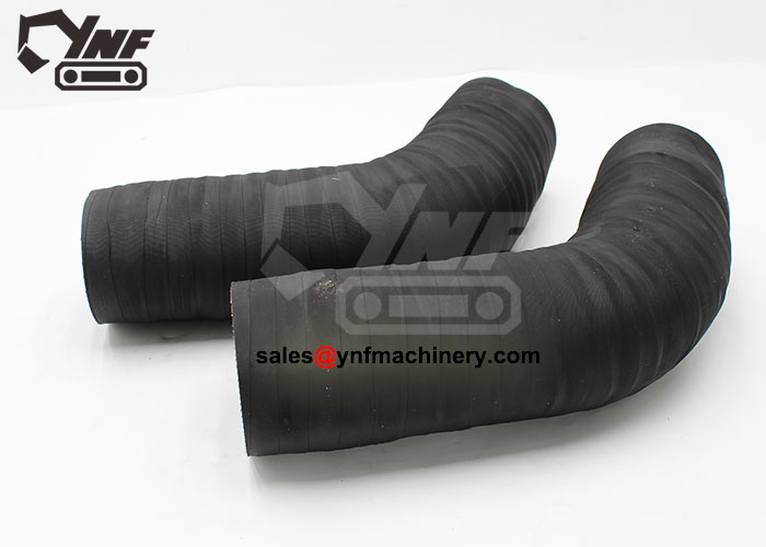 Volvo EC210 engine air intake pipe replacement