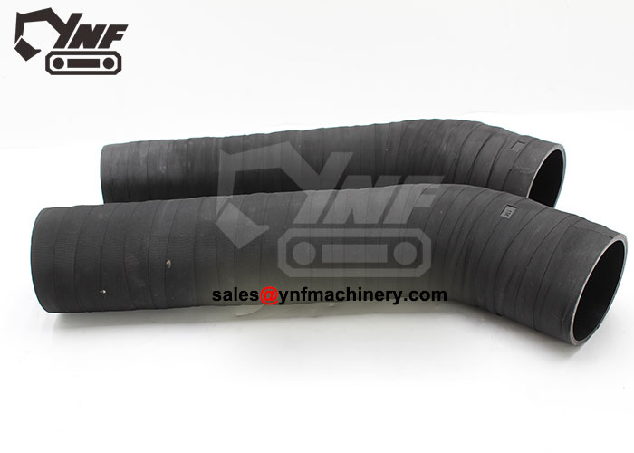 Volvo EC240 engine air intake pipe replacement