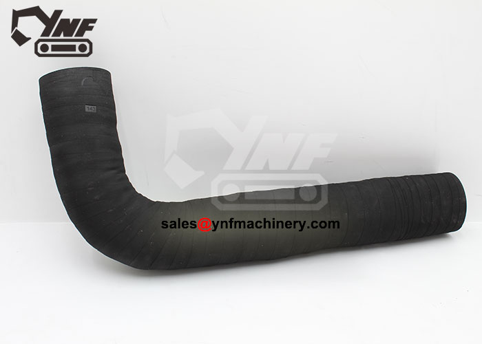 Excavator short air intake pipe