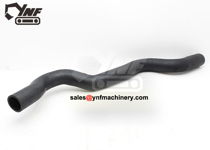 Reinforced rubber air hose for heavy equipment engines