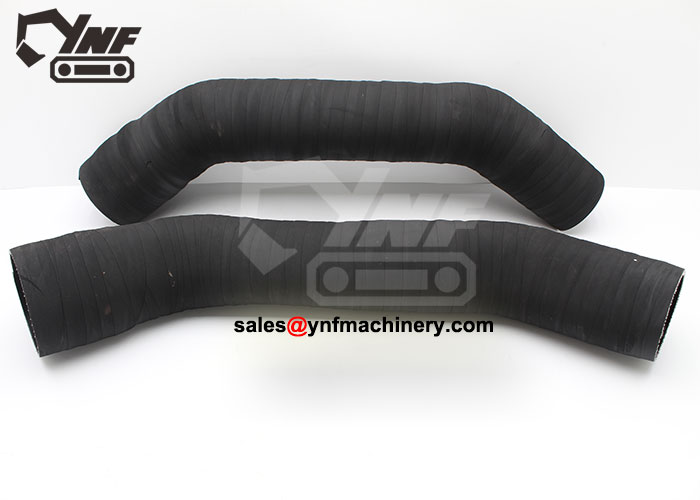 Volvo EC210D engine turbo intake pipe replacement