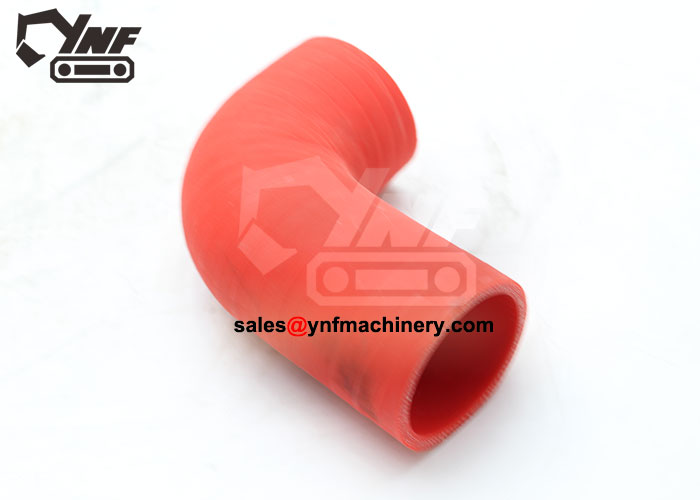 Volvo EC210B engine air intake pipe replacement