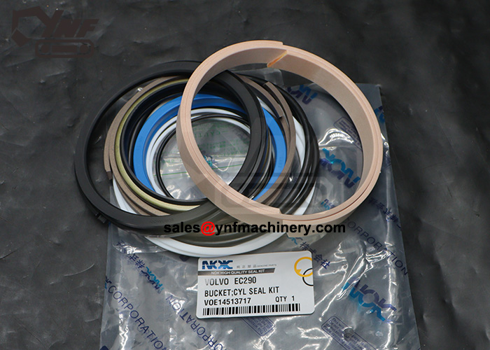 EC290 bucket cylinder repair seal kit piston and rod seals